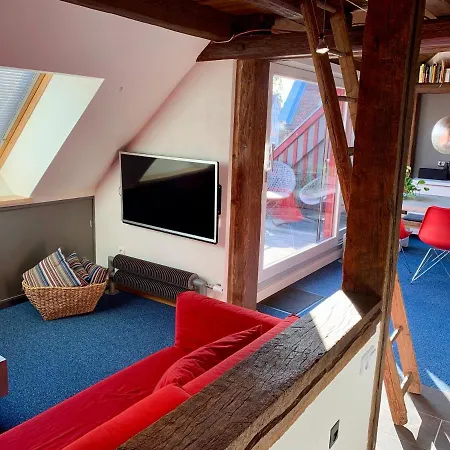 Historische Ferienwohnung Mit Sauna Und Dachterrasse * Лих